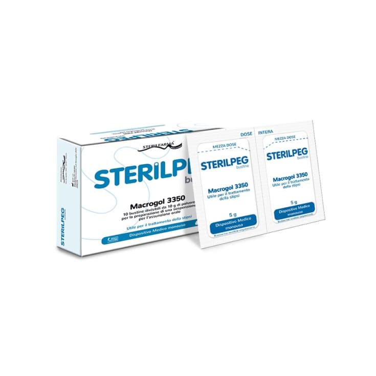 Sterilpeg – 10 sobres de Macrogol 3350