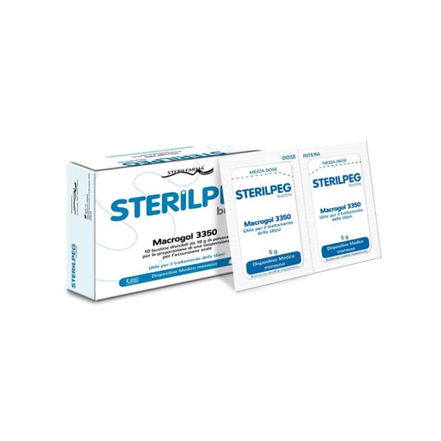 Sterilpeg – 10 sobres de Macrogol 3350