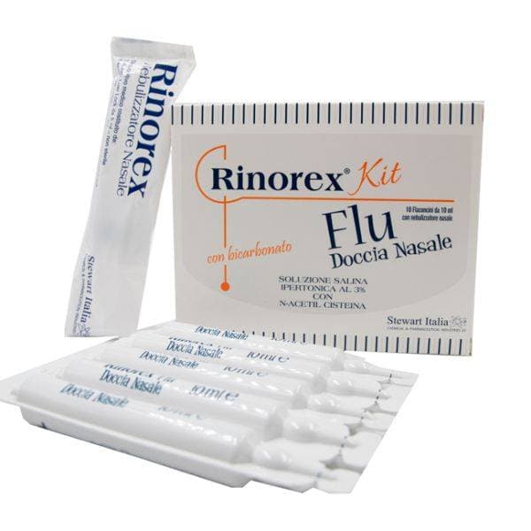Rinorex Flu Ducha Nasal – 10 × 10 ml