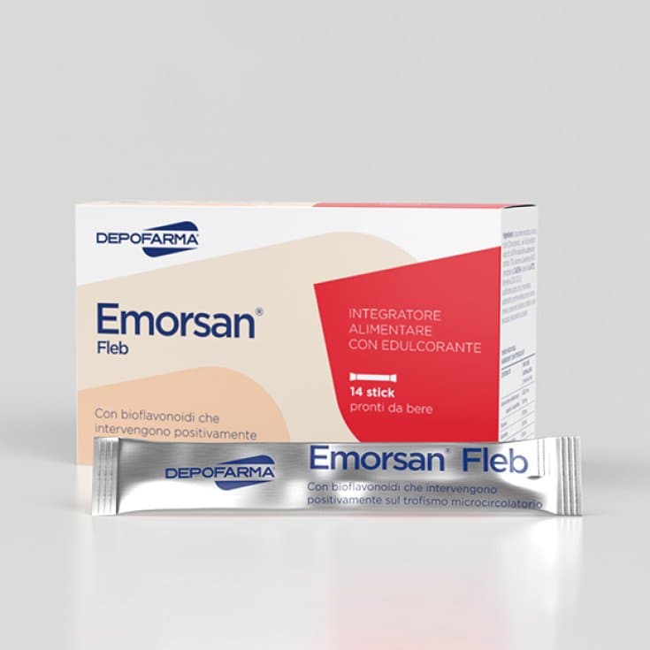 Diosmina 300 mg + Hesperidina – 14 sticks de 15 ml | Emorsan Fleb