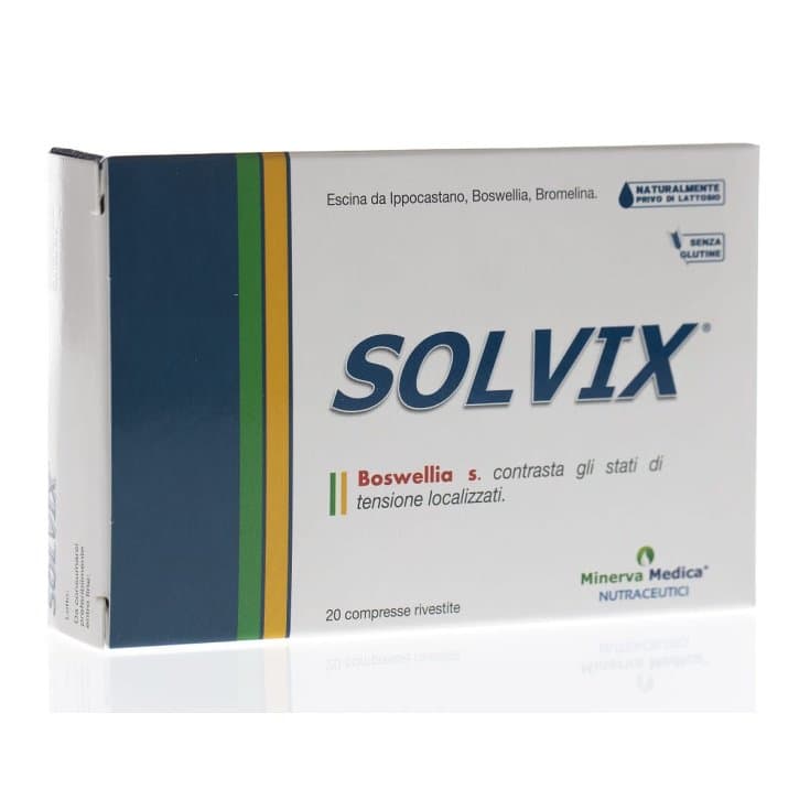 Bromelaína 200 mg + Boswellia (Incienso) – 20 comprimidos | Solvix