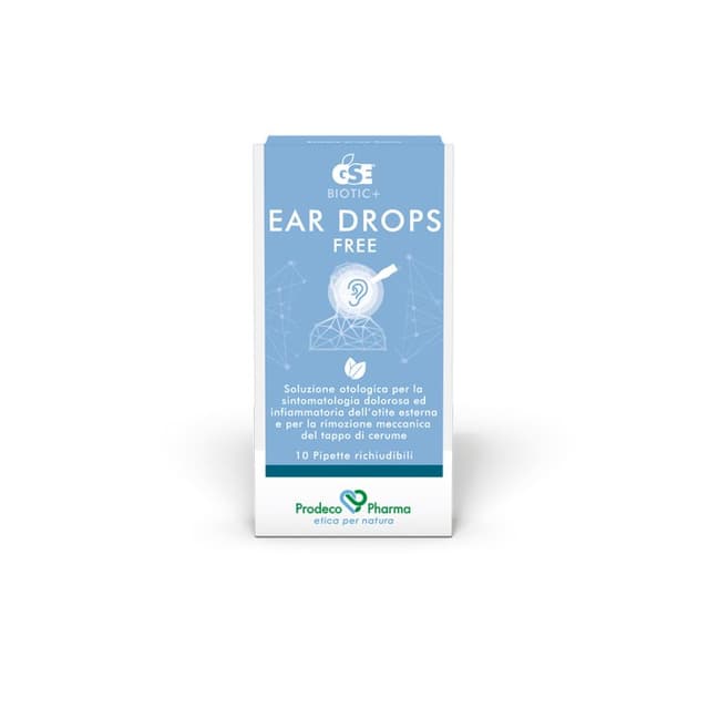 GSE Ear Drops Free – 10 pipetas de 0,3 ml
