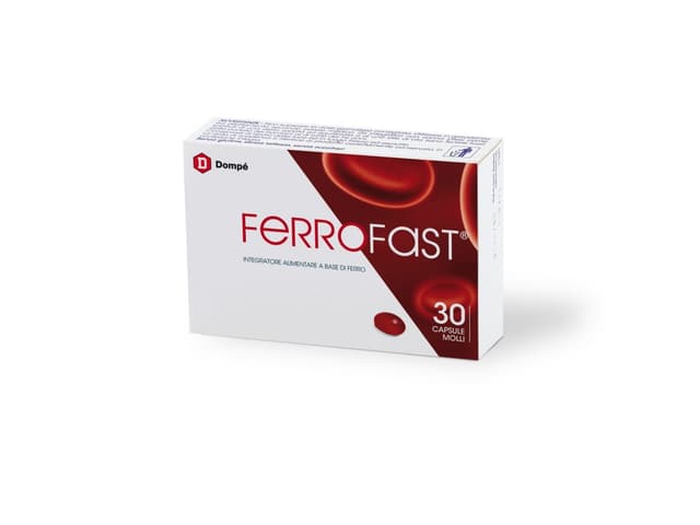 Hierro – 30 cápsulas blandas | Ferrofast