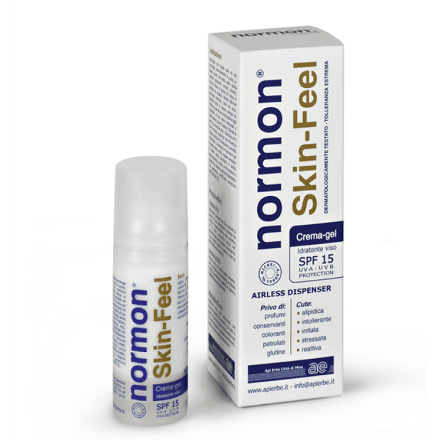 Normon Skin Feel Crema-gel – 50 ml, crema hidratante para piel seca