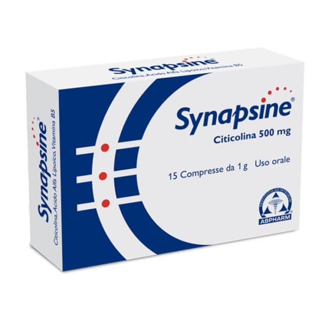 Synapsine Colina + Ácido Alfa-Lipoico – 15 comprimidos