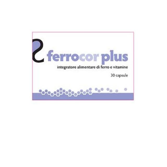 Hierro 30 mg – 30 cápsulas | Ferrocor Plus