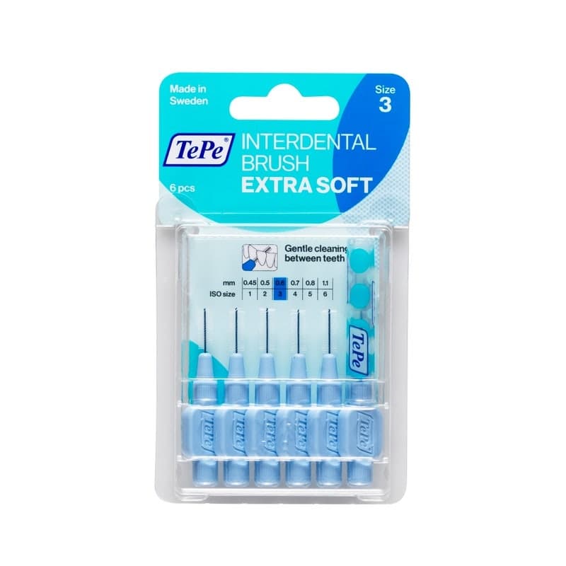 TePe Cepillo Interdental Extra Soft 0,6 mm Azul – cepillo interdental