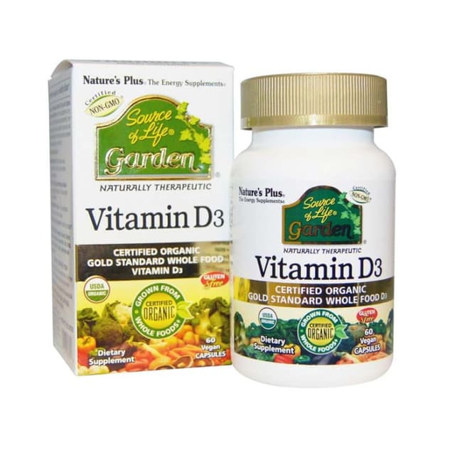 Source of Life Garden Vitamina D3 125 µg – 125 µg | cápsulas