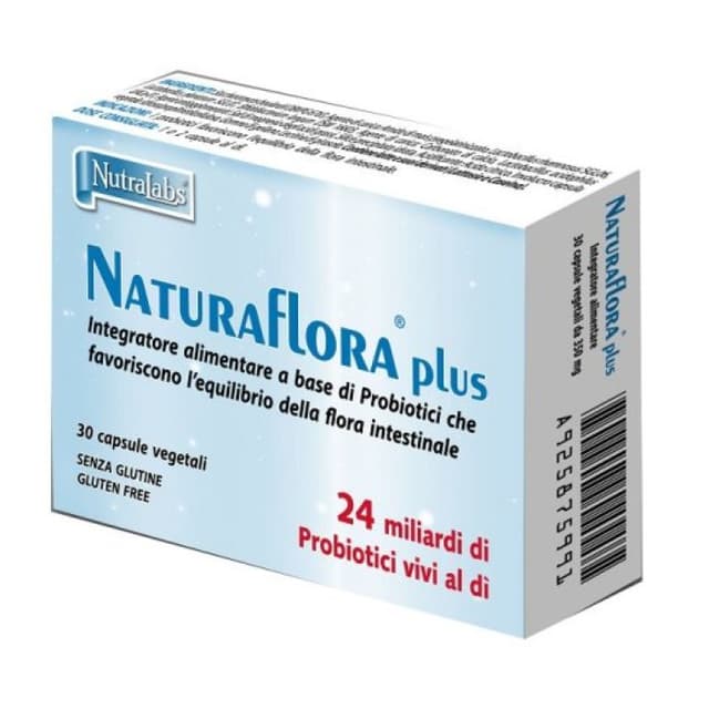 NaturaFlora Plus – 30 cápsulas con cultivos de bacterias lácticas