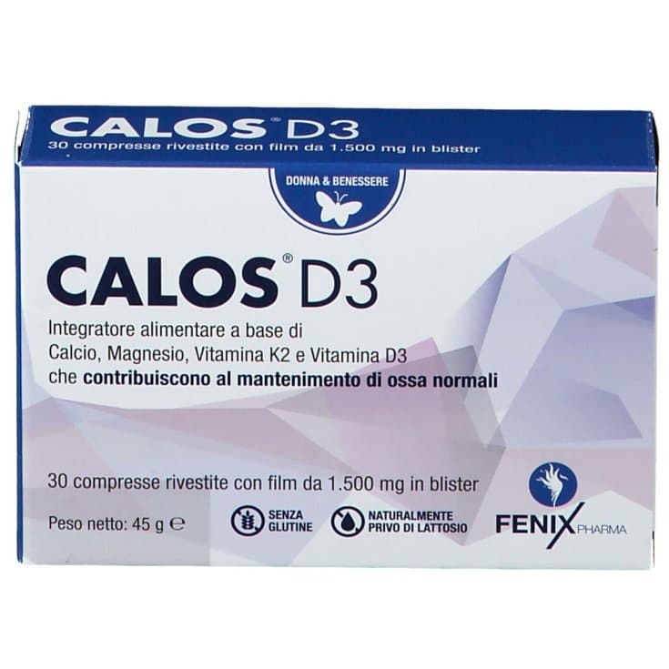 Calcio + Vitamina D3 – 30 comprimidos | Calos D3