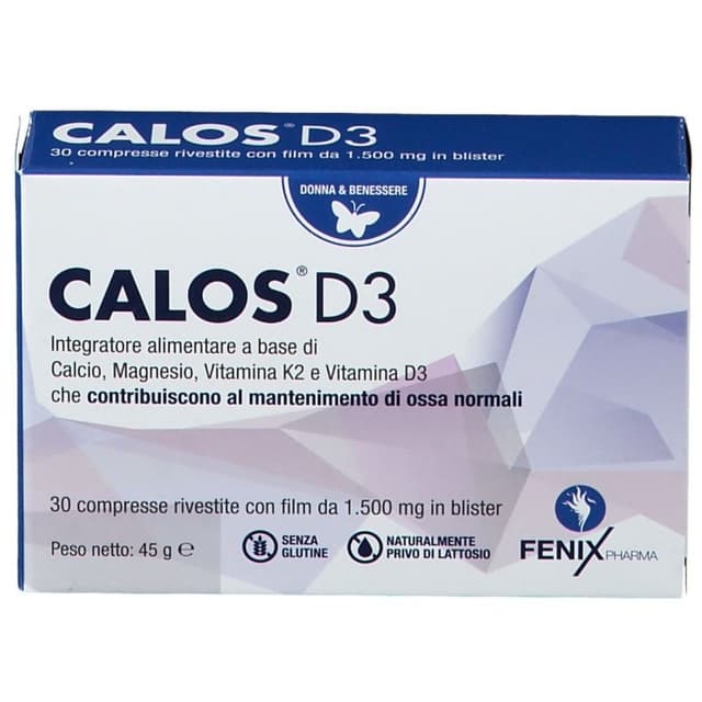 Calcio + Vitamina D3 – 30 comprimidos | Calos D3
