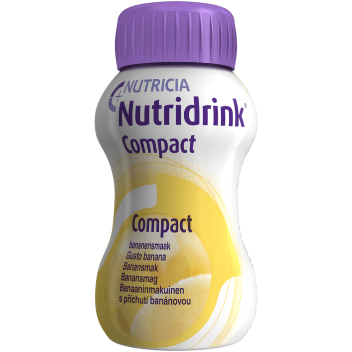 Nutridrink Banana – 4 x 200 ml de bebida nutricional hipercalórica