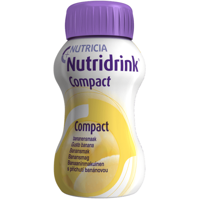 Nutridrink Banana – 4 x 200 ml de bebida nutricional hipercalórica