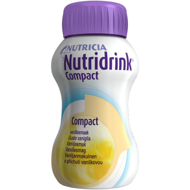 Nutridrink Vainilla – bebida nutricional hipercalórica, 4 x 200 ml