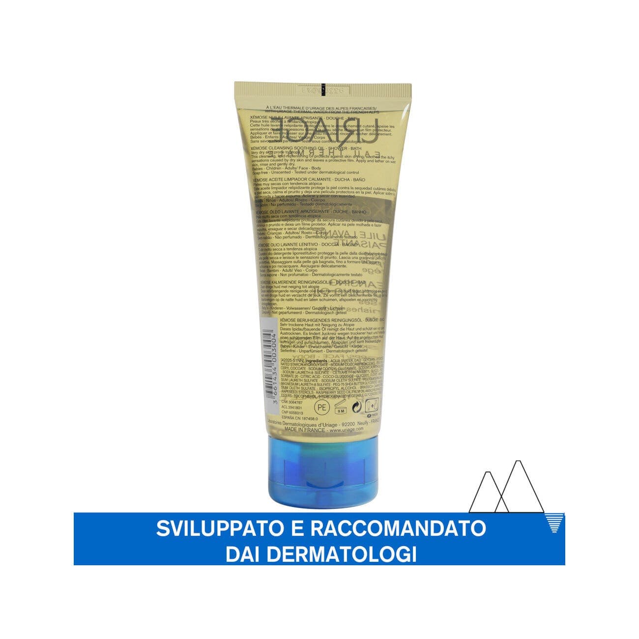 Uriage Xémose Aceite Limpiador – 200 ml para piel muy seca
