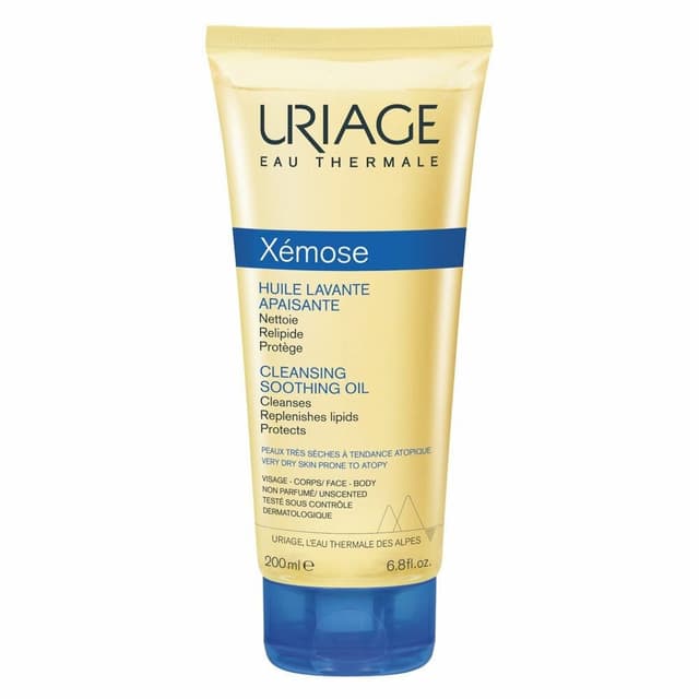 Uriage Xémose Aceite Limpiador – 200 ml para piel muy seca