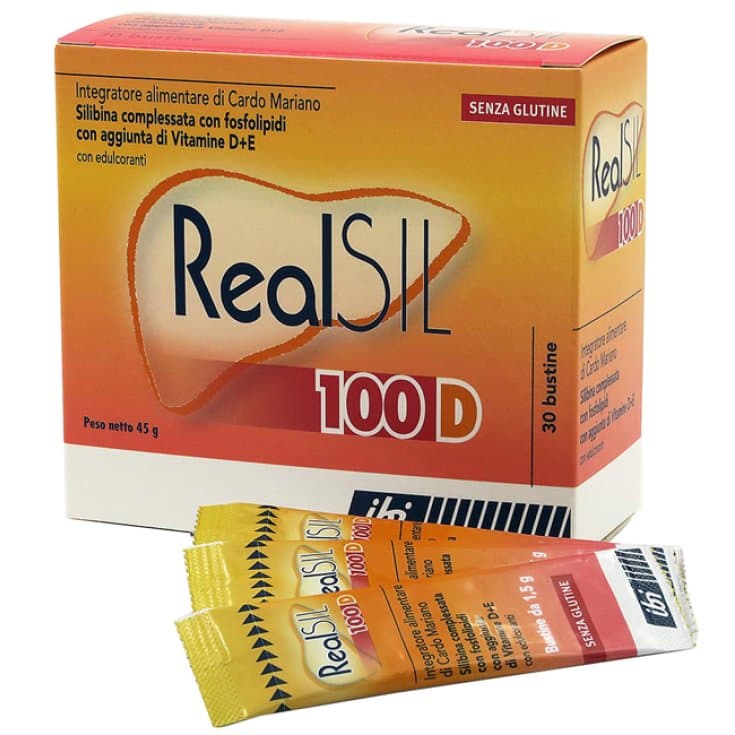 Cardo Mariano + Vitamina D – 30 sobres | Realsil 100 D