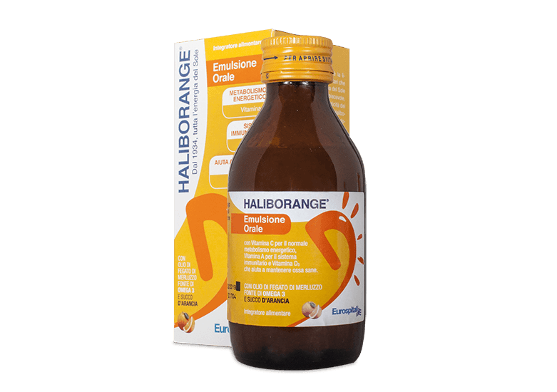 Haliborange Emulsión Oral – Vitaminas A y D – frasco