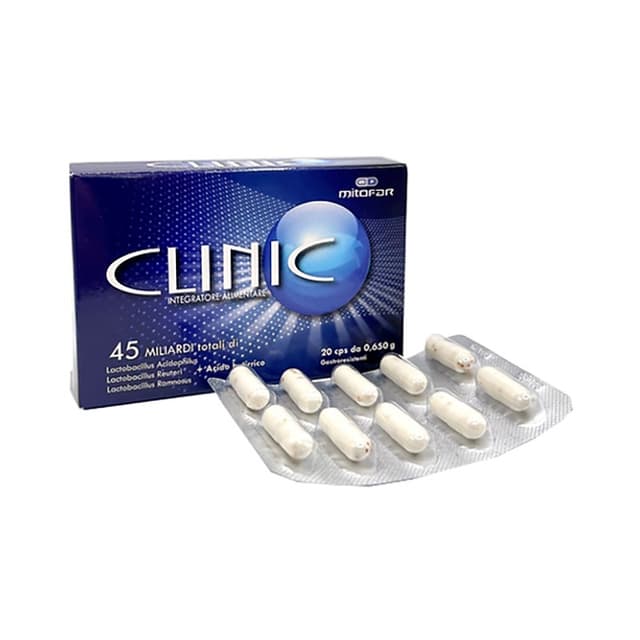 Probióticos con bacterias lácticas – 20 cápsulas | Clinic