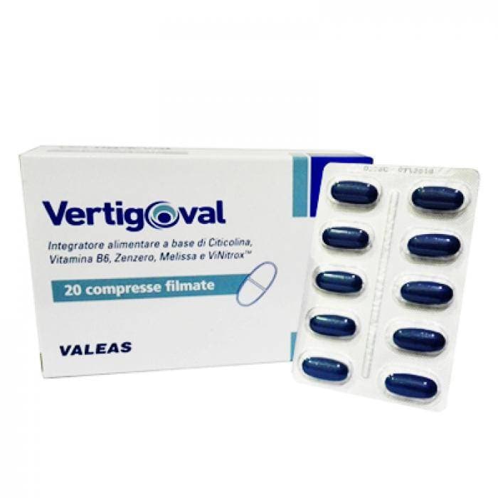 Citicolina + Jengibre + Melisa – 20 comprimidos | Vertigoval