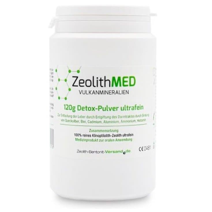 Zeolith MED Detox Polvo – 120 g Producto sanitario con clinoptilolita