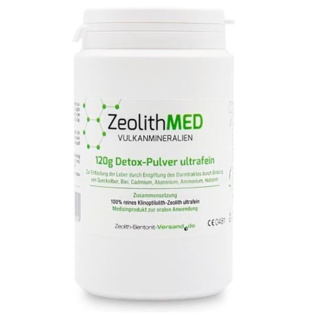 Zeolith MED Detox Polvo – 120 g Producto sanitario con clinoptilolita
