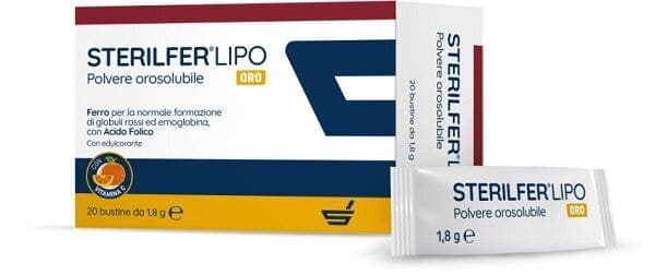 Hierro 30 mg – 20 sobres | Sterilfer Lipo Oro