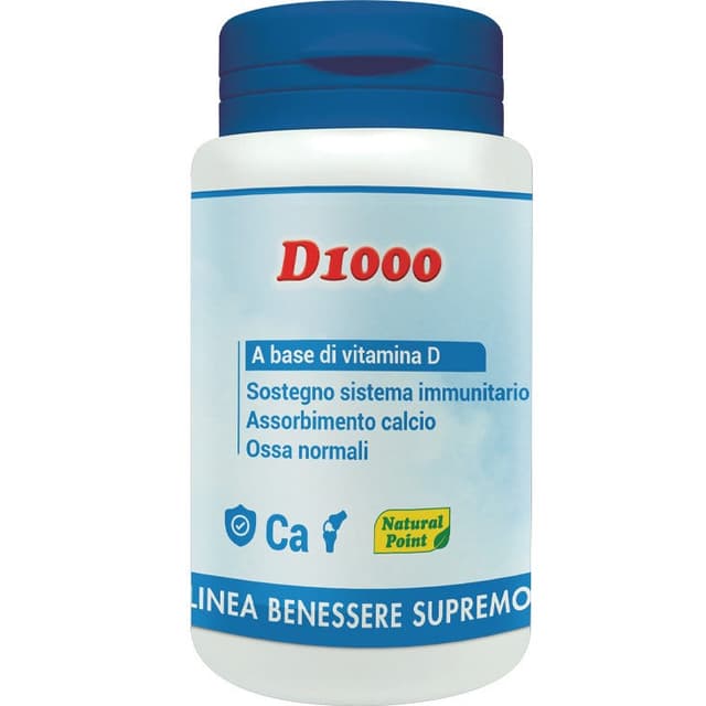 Natural Point D1000 Vitamina D3 – 70 cápsulas
