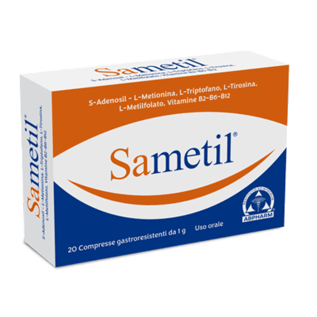 SAMe (S-Adenosilmetionina) – 20 comprimidos | Sametil