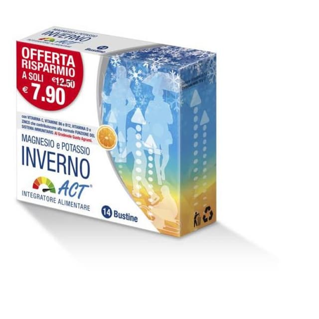 Magnesio Potasio Inverno ACT – 14 sobres