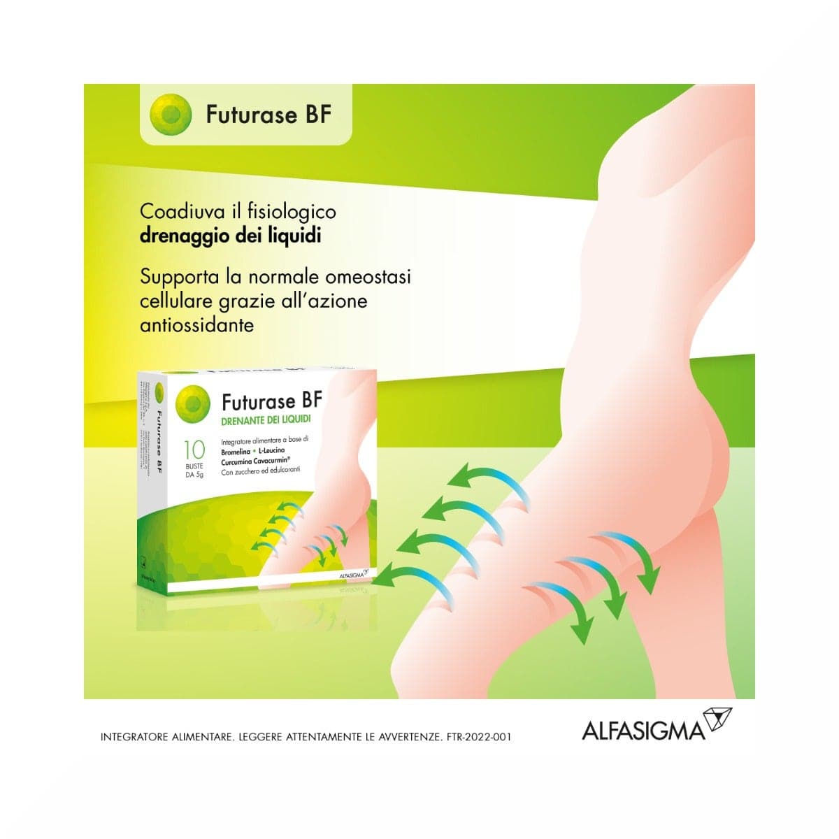 Futurase BF L-Leucina 700 mg + Cúrcuma – 10 sobres de 5 g