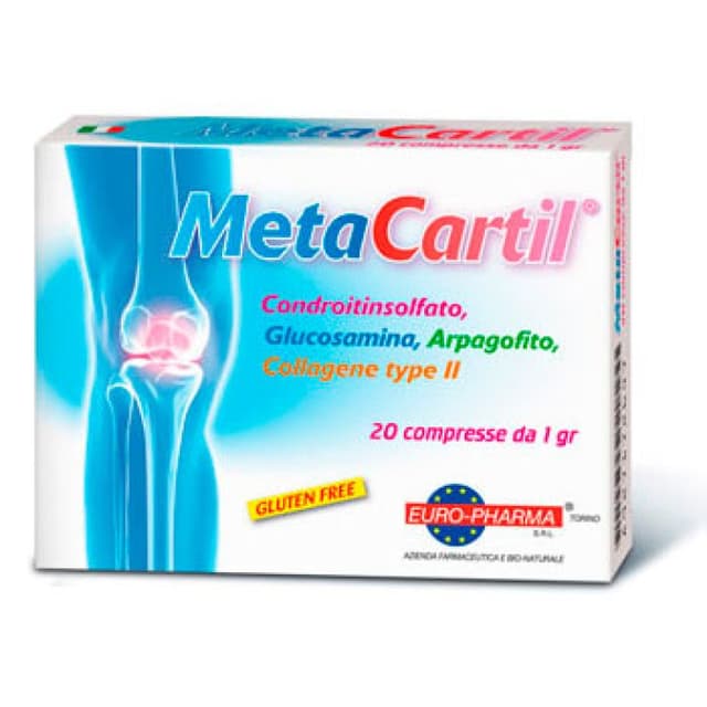 Condroitina + Glucosamina – 20 comprimidos de 1 g | Metacartil