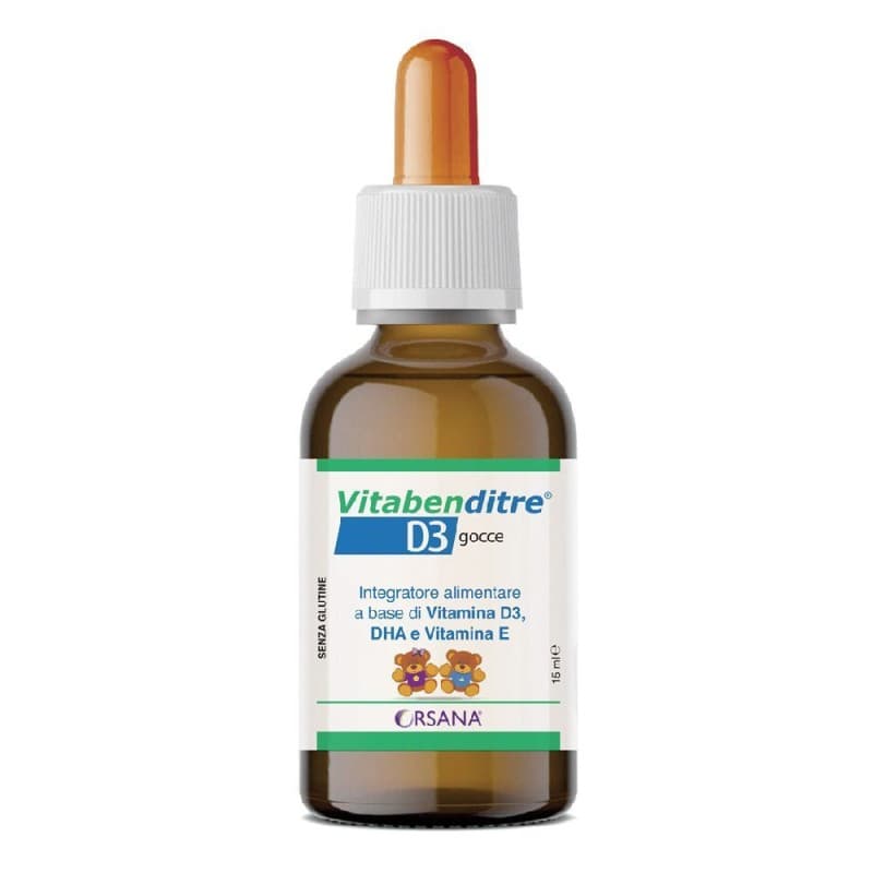 Vitamina D3 + Omega-3 DHA – 15 ml gotas | Vitaben D3