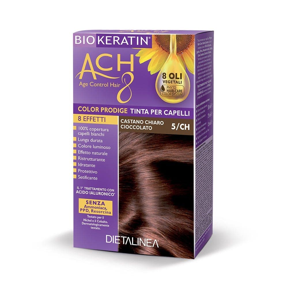 Biokeratin ACH8 Tinte Capilar 5/CH Castaño Chocolate – 1 aplicación