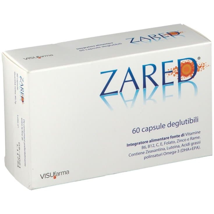 Luteína + Omega-3 EPA y DHA – 60 cápsulas | Zared Complemento Alimenticio
