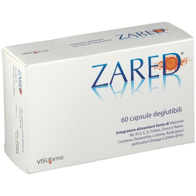 Luteína + Omega-3 EPA y DHA – 60 cápsulas | Zared Complemento Alimenticio