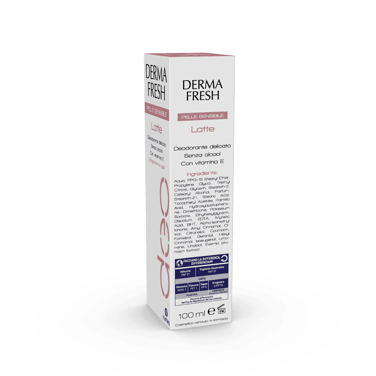 Dermafresh Leche Desodorante para Pieles Sensibles – 100 ml