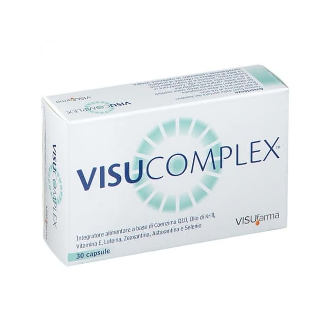Coenzima Q10 + Aceite de Krill – 30 cápsulas | Visucomplex