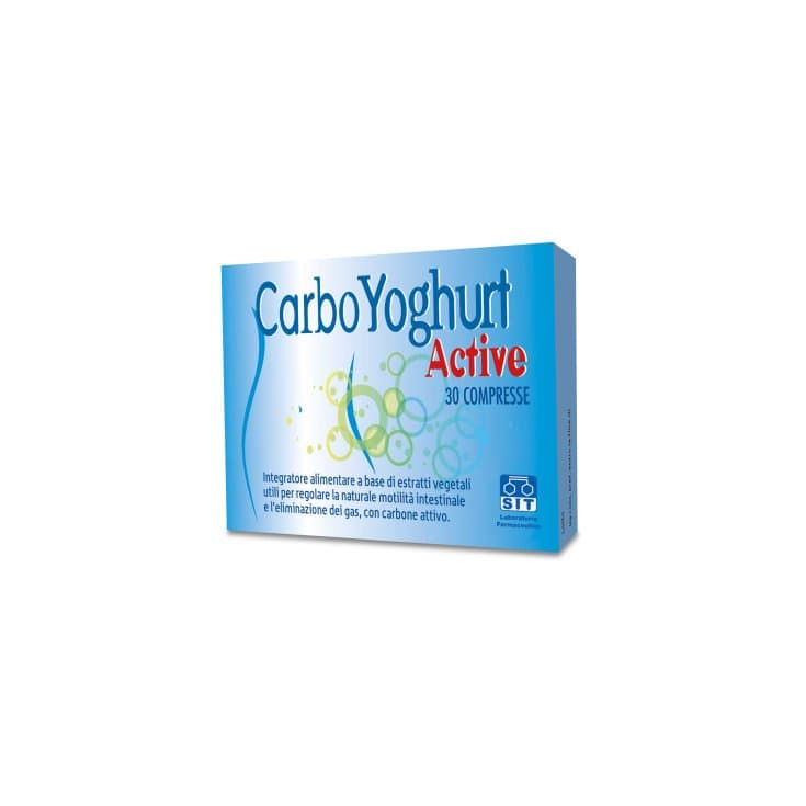 Carbo Yoghurt Active – Probióticos con bacterias lácticas – 30 comprimidos