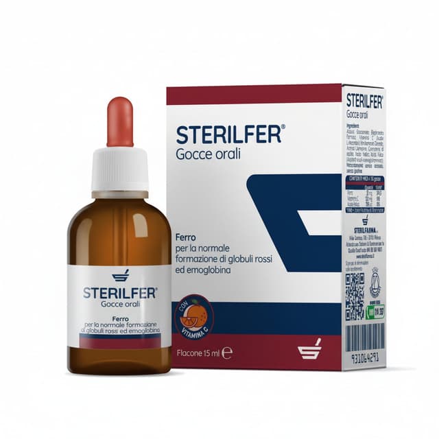 Hierro 3 mg + Ácido fólico – 15 ml gotas | Sterilfer