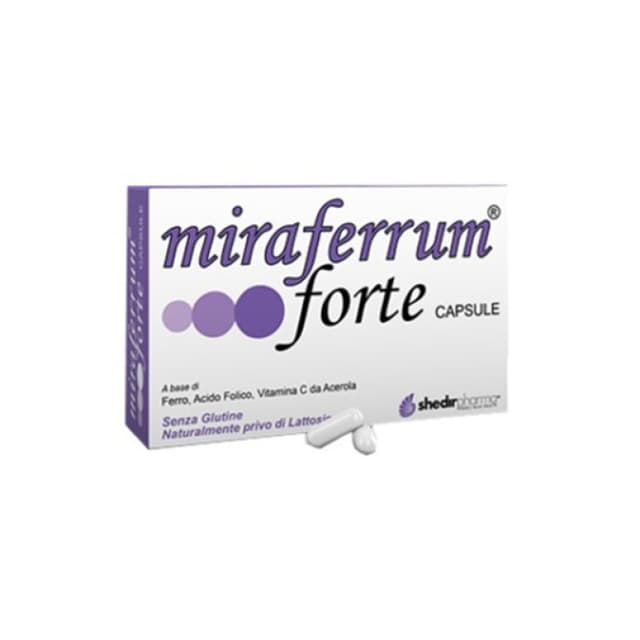 Hierro – 30 cápsulas | Miraferrum Forte