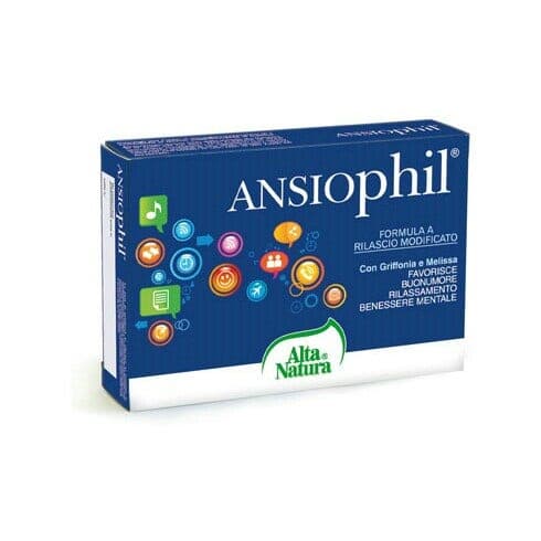 5-HTP 23,5 g + Melisa – 15 comprimidos de 850 mg complemento alimenticio | Ansiophil