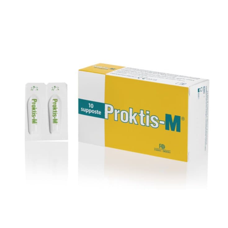 Proktis-M Supositorios – 10 unidades de 2 g