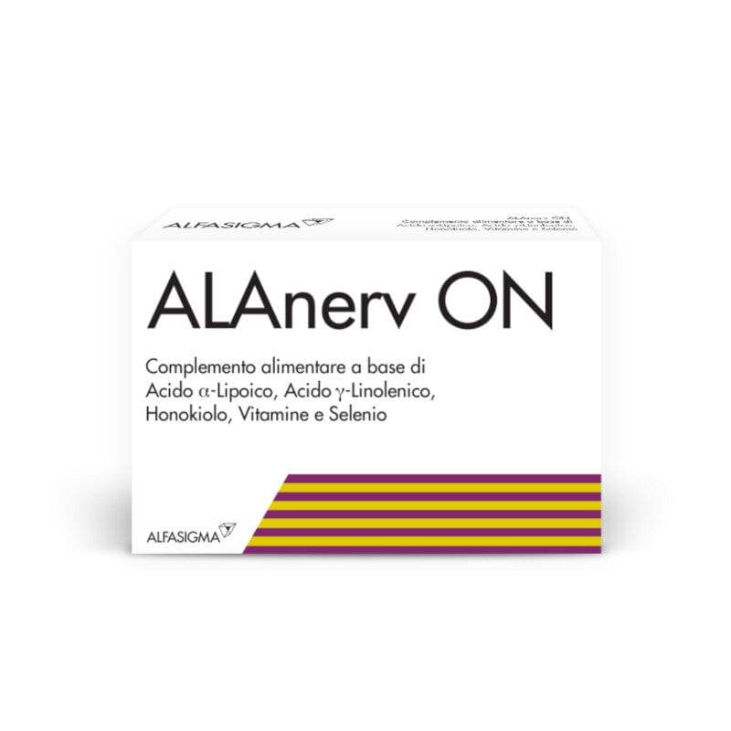 Ácido alfa-lipoico + Complejo de vitamina B – 20 cápsulas | Alanerv ON 985 mg
