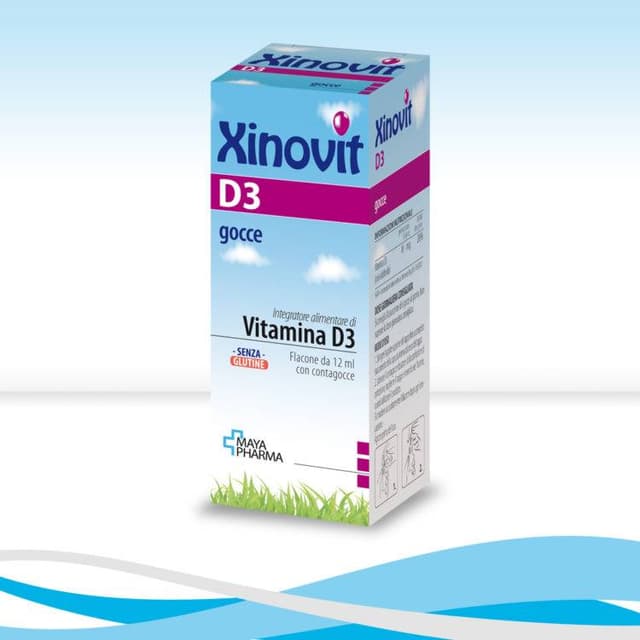 Vitamina D3 – 12 ml gotas | Xinovit D3
