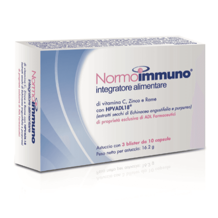 Normoimmuno Equinácea + Vitamina C – 30 cápsulas