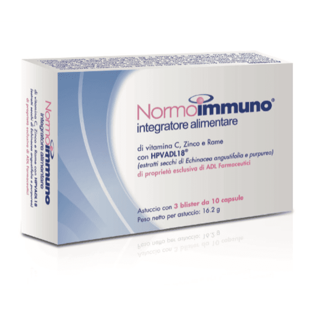 Normoimmuno Equinácea + Vitamina C – 30 cápsulas