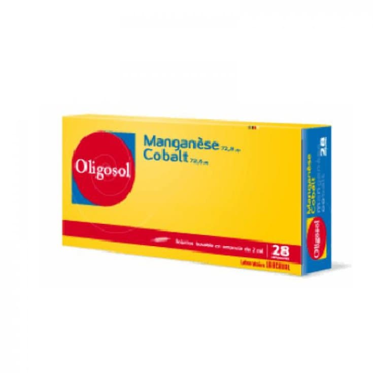 Labcatal Oligosol MN/CO – 28 ampollas de 2 ml