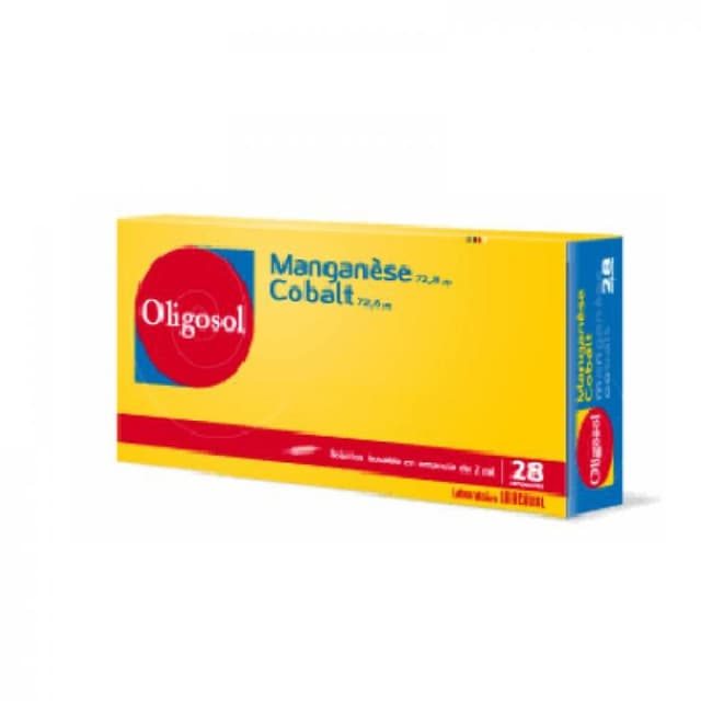 Labcatal Oligosol MN/CO – 28 ampollas de 2 ml