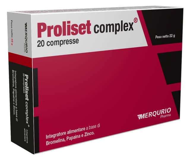 Bromelina 300 mg + Zinc – 20 comprimidos | Proliset Complex